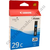 Genuine Canon PGI29C Cyan Ink Cartridge