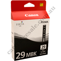 Genuine Canon PGI29MBK Matte Black Ink Cartridge