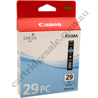Genuine Canon PGI29PC Photo Cyan Ink Cartridge