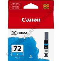 Genuine Canon PGI72C Cyan Ink Cartridge