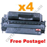 4 x Compatible HP 10A (Q2610A) Black Toner Cartridge FreePostage