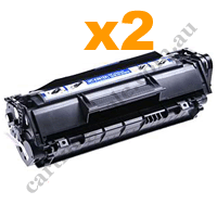 2 x Compatible Canon FX9 Black Toner Cartridge Free Postage