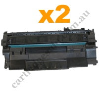 2 x Compatible HP 49A (Q5949A) Black Toner Cartridges