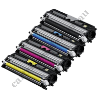 A Set Compatible Konica Minolta 1600 Series Cartridges BCMY