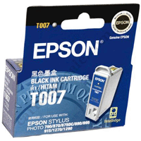 Genuine Epson T007 Black Ink Cartridge