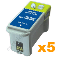 5 Compatible Epson T028 Black Ink Cartridges