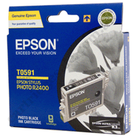 Genuine Epson T0591 Black Ink Cartridge