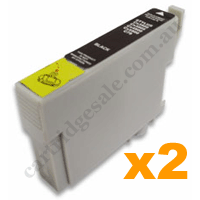 Compatible Epson 73HN Black Cartridge Twin Pack