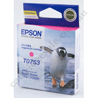 Genuine Epson T0753 Magenta Ink Cartridge