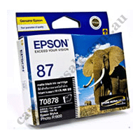 Genuine Epson T0878 Matte Black Ink Cartridge