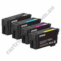 A Set Genuine Epson T400S100 - T400S400 Ink Cartridges BK/C/M/Y