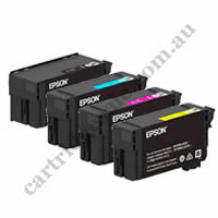 A Set Genuine Epson T400U100 - T400U400 Ink Cartridges BK/C/M/Y