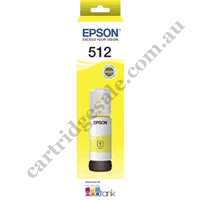 Genuine Epson T512/T00H4 EcoTank Yellow Ink Bottle