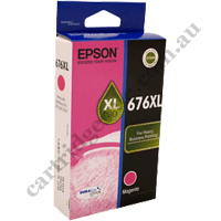 Genuine Epson T6763/676XL Magenta Ink Cartridge