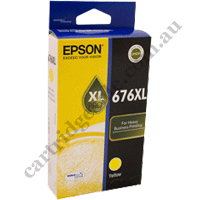 Genuine Epson T6764/676XL Yellow Ink Cartridge