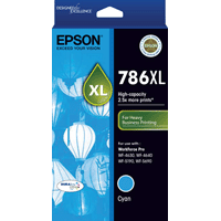 Genuine Epson 786XLC T787292 Cyan Ink Cartridge