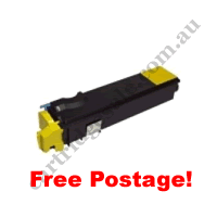 A Remanufactured Yellow Toner Cartridge for Kyocera TK554Y