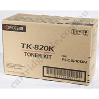 Genuine Kyocera TK820K Black Toner Cartridge