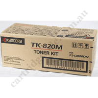 Genuine Kyocera TK820M Magenta Toner Cartridge