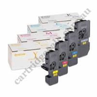 A Set Genuine Kyocera TK5224K,C,M,Y Toner Cartridges