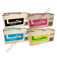 A Set Genuine Kyocera TK574K,C,M,Y Toner Cartridges