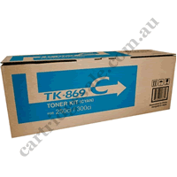 Genuine Kyocera TK869C Cyan Toner Cartridge