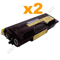 2 x Compatible Brother TN6600 Black Toner Cartridge Free Postage