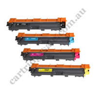 A Set Compatible Brother TN259 High Yield Toner Cartridges B/C/M