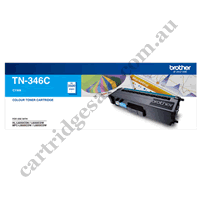 Genuine Brother TN346C Cyan High Yield Toner Cartridge
