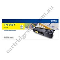 Genuine Brother TN346Y Yellow High Yield Toner Cartridge