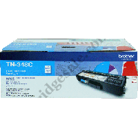 Genuine Brother tn348C Cyan Toner Cartridge
