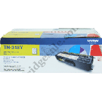 Genuine Brother tn348Y Yellow Toner Cartridge