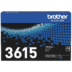 Genuine Brother TN3615 Ultra High Yiled Black Toner Cartridge