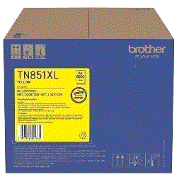 Genuine Brother TN851XL High Yield Yellow Toner Cartridge