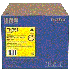 Genuine Brother TN851 Yellow Toner Cartridge