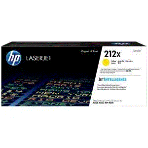 Genuine HP W2122X (212X) Yellow Toner Cartridge