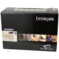 Genuine Lexmark 12A6865 Black Toner Cartridge