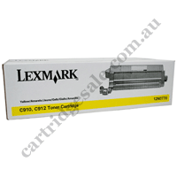 Genuine Lexmark 12N0770 Yellow Toner Cartridge
