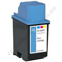 Compatible HP 49 (51649AA) Color Ink Cartridge 30% More Ink
