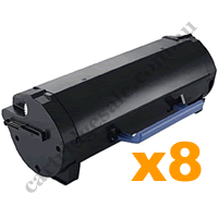 8 x Compatible Dell S2810 S2815 H815 Black Toner Cartridge