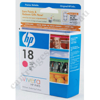 Genuine HP 18 Magenta (C4938A) Ink Cartridge
