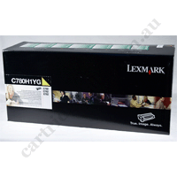 Genuine Lexmark C780H1YG High Yield Yellow Toner Cartridge