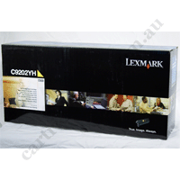 Genuine Lexmark C9202YH Yellow Toner Cartridge