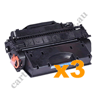3 x Compatible HP CF226X 26X Black Toner Cartridge