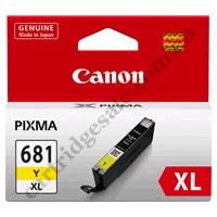 Genuine Canon CLI681XLY High Yield Yellow Ink Cartridge