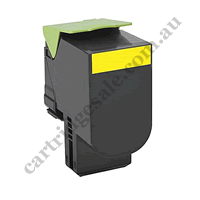Compatible Lexmark 80C8SY0 808SY STD Yellow Toner Cartridge