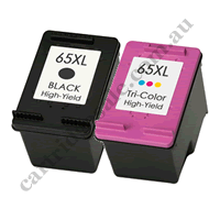 Compatible HP 65XL Black and Colour Combo Pack