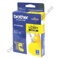 Genuine Brother LC38Y Yellow Ink Cartridge