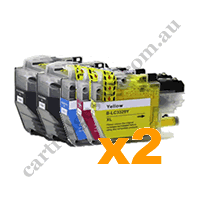 4 Black + 2 of each Colour LC3329XL Compatible Ink Cartridges Co