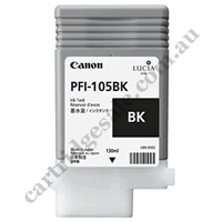 Genuine Canon PFI105BK Black Ink Cartridge